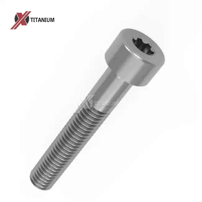 Comparison of titanium Torx socket cap bolts versus stainless steel bolts